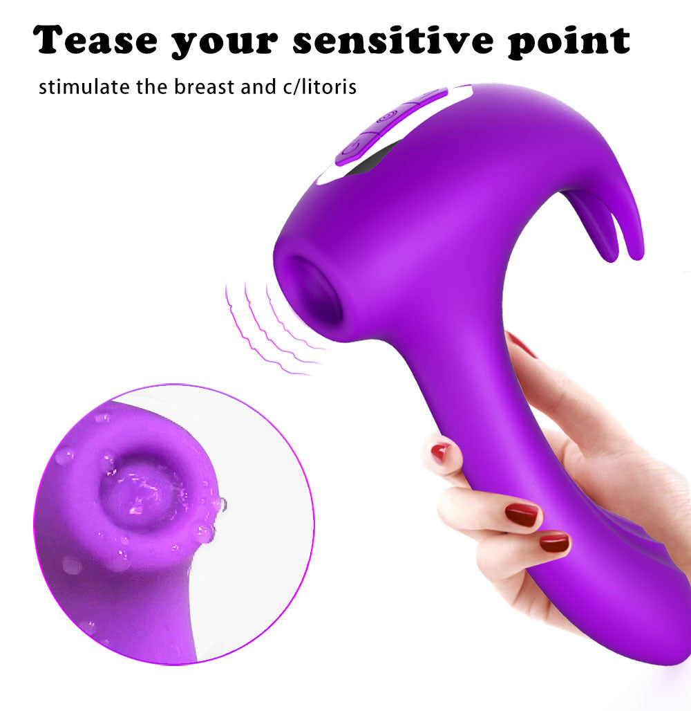 Clitoral Suction Vibrator – Air Pulse Stimulator for Clit & Nipple Pleasure