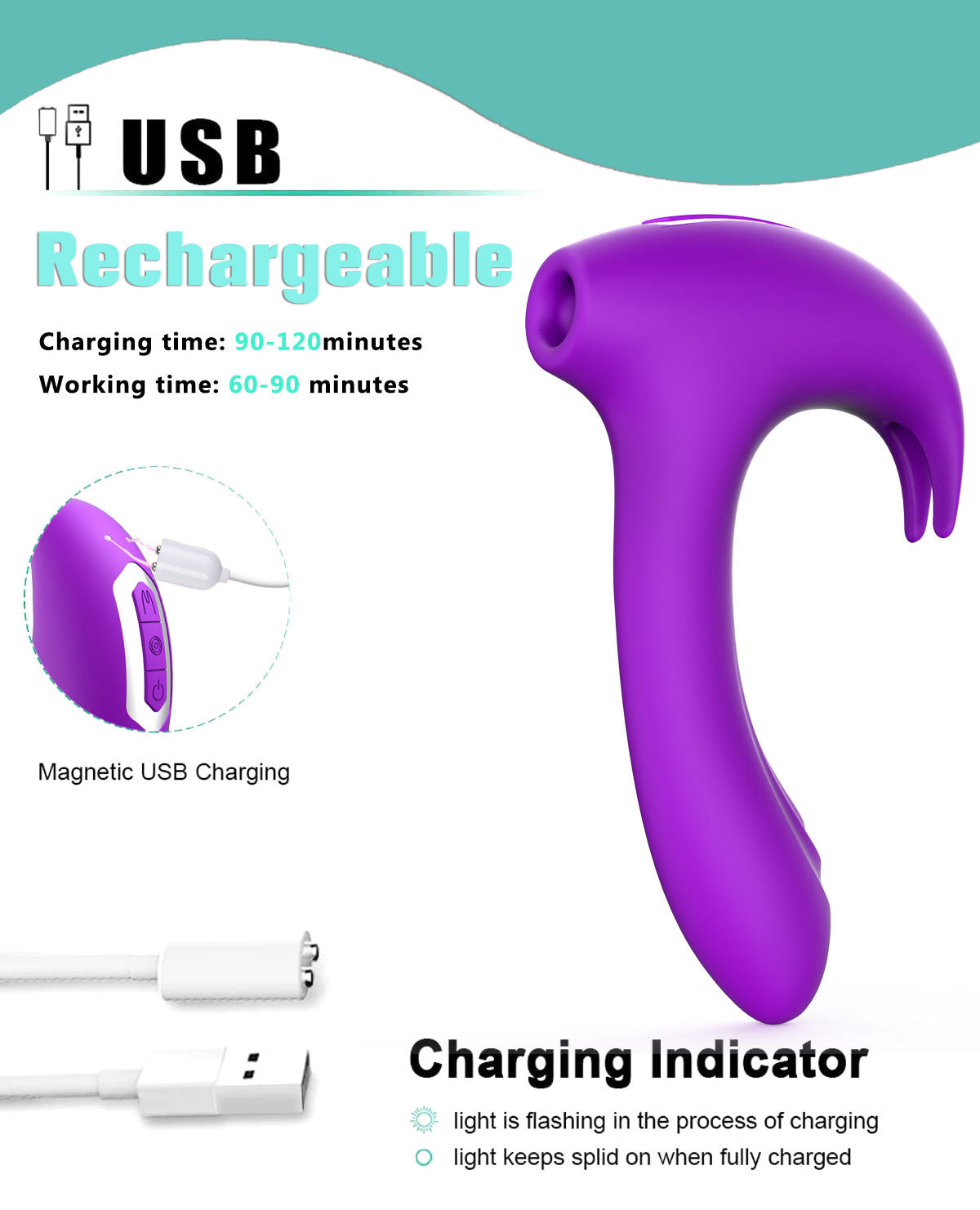 Clitoral Suction Vibrator – Air Pulse Stimulator for Clit & Nipple Pleasure