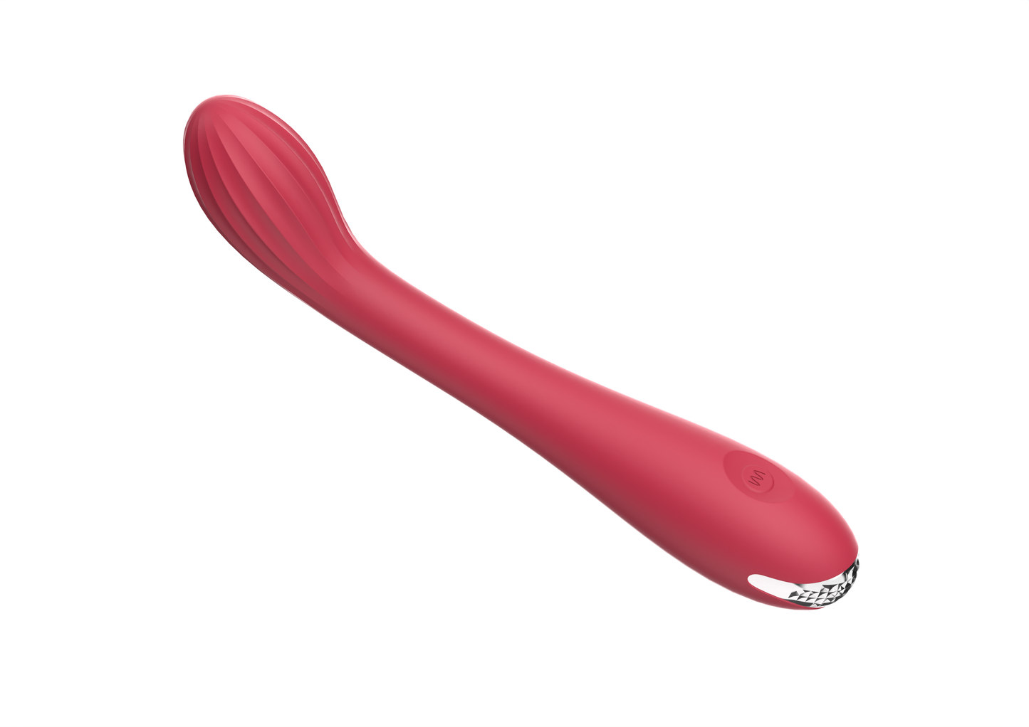 Luxury Silicone G-Spot & Clitoral Vibrator – Rechargeable Wand Massager with Textured Head