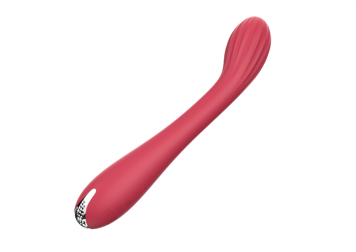 Luxury Silicone G-Spot & Clitoral Vibrator – Rechargeable Wand Massager with Textured Head