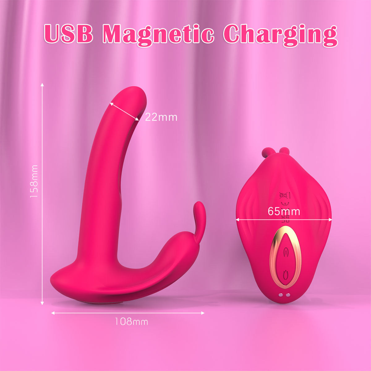 3-in-1 Rabbit Vibrator with Tapping Function – Remote Controlled Dual Stimulation Toy