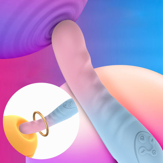 Heating Wand Vibrator with 10 Powerful Vibration Modes – G-Spot & Clitoral Massager for Women