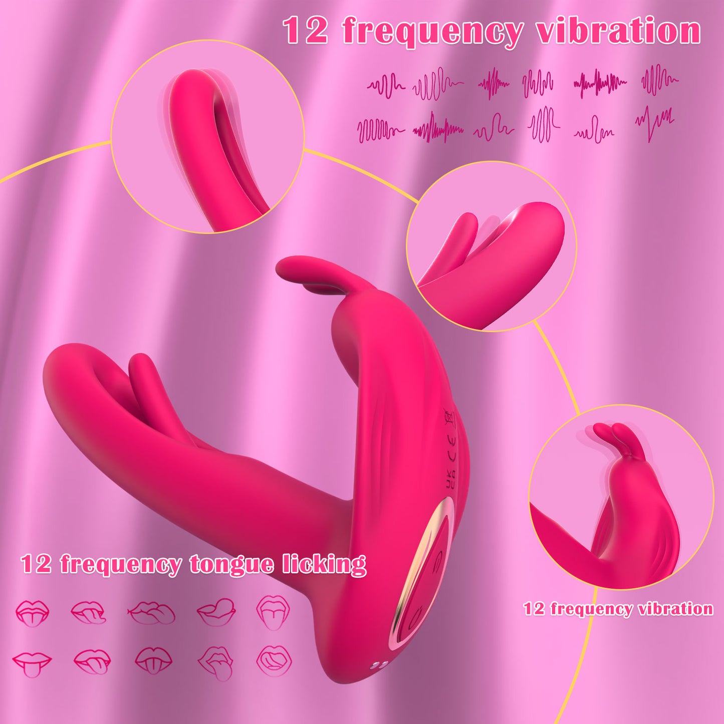 3-in-1 Rabbit Vibrator with Tapping Function – Remote Controlled Dual Stimulation Toy