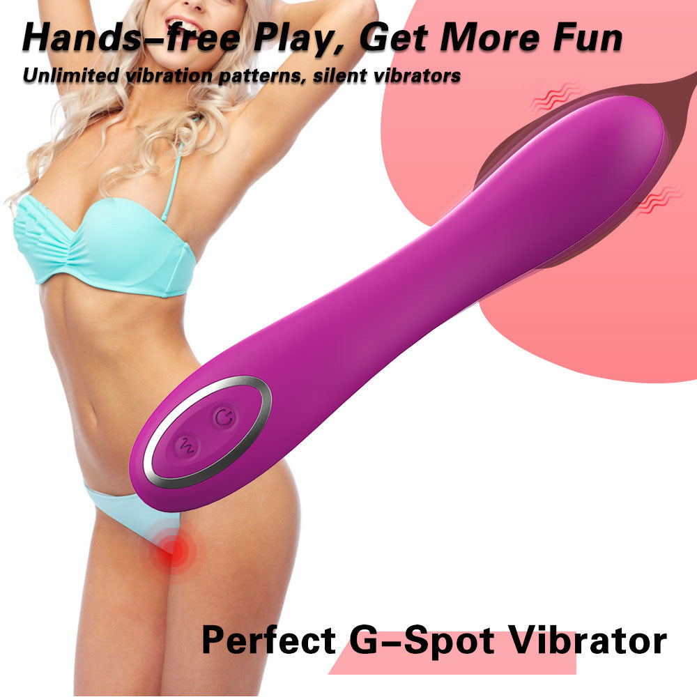 Dildo Vibrator – G-Spot Massager | Powerful Waterproof Silicone Vibe
