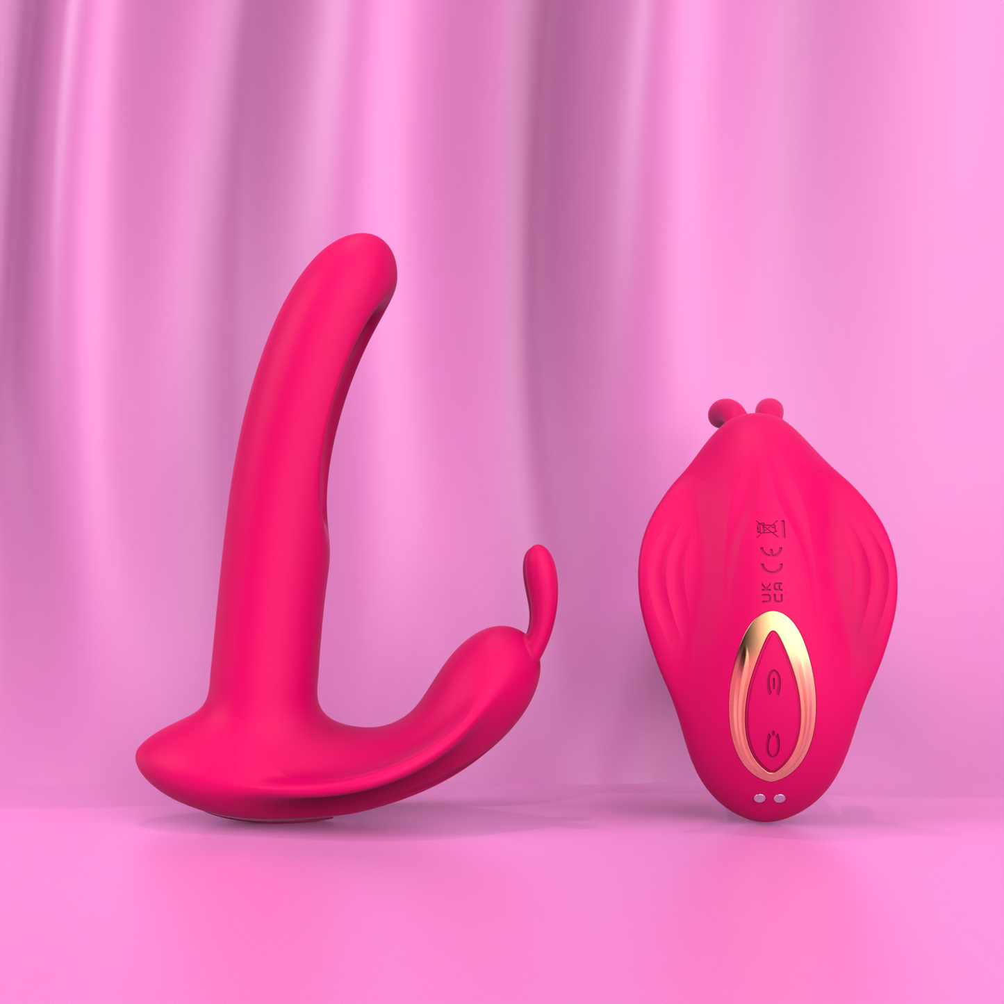 3-in-1 Rabbit Vibrator with Tapping Function – Remote Controlled Dual Stimulation Toy