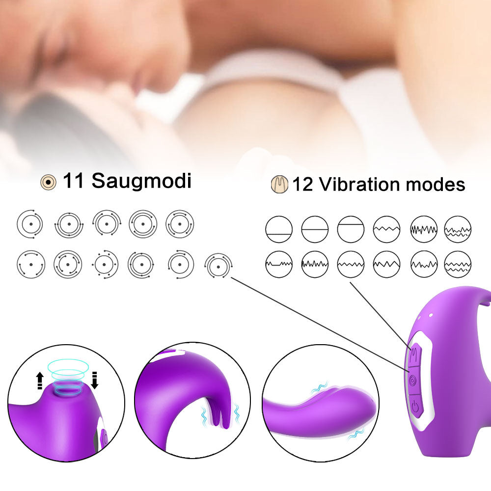 Clitoral Suction Vibrator – Air Pulse Stimulator for Clit & Nipple Pleasure