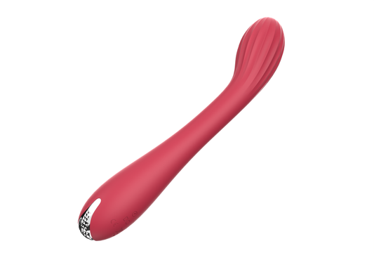 Luxury Silicone G-Spot & Clitoral Vibrator – Rechargeable Wand Massager with Textured Head